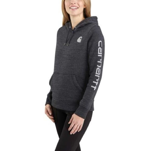 Carhartt | Women’s Relaxed Fit Midweight LOGO Sleeve  Graphic Sweatshirt | M - Picture 1 of 6